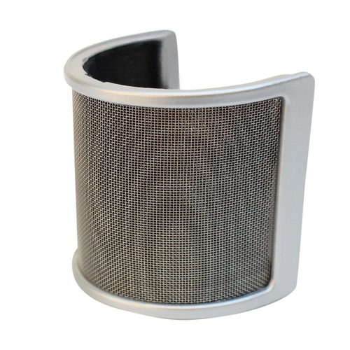 电容麦克风U型防喷网罩金属小型录音话筒防风口水加海绵咪罩配件