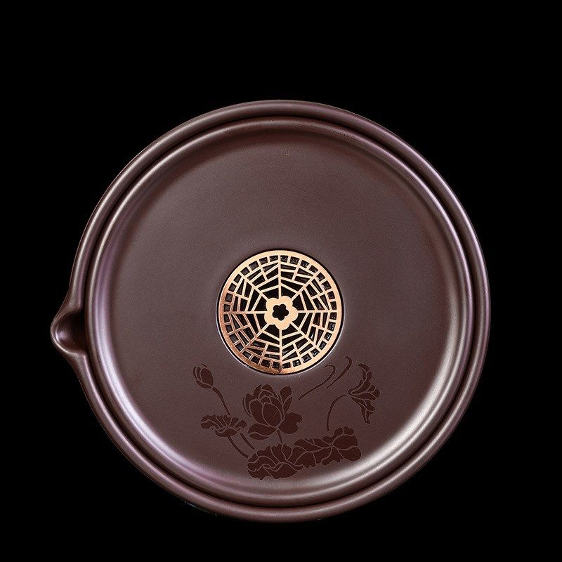 日式壶承干泡台电木紫砂养壶垫底座圆形茶承茶具配件简约茶盘壶托