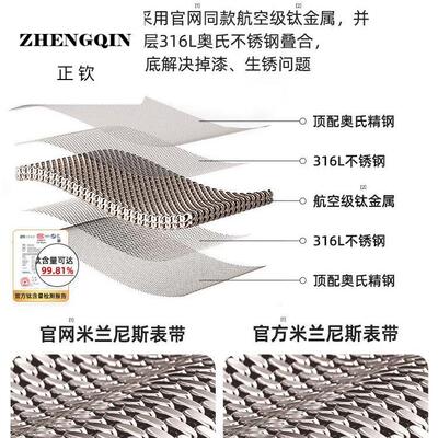 适用苹果applewatch手表表带iwatch米兰尼斯同款s10手表带apple w