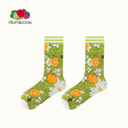 FRUITOFTHELOOM春季中筒袜
