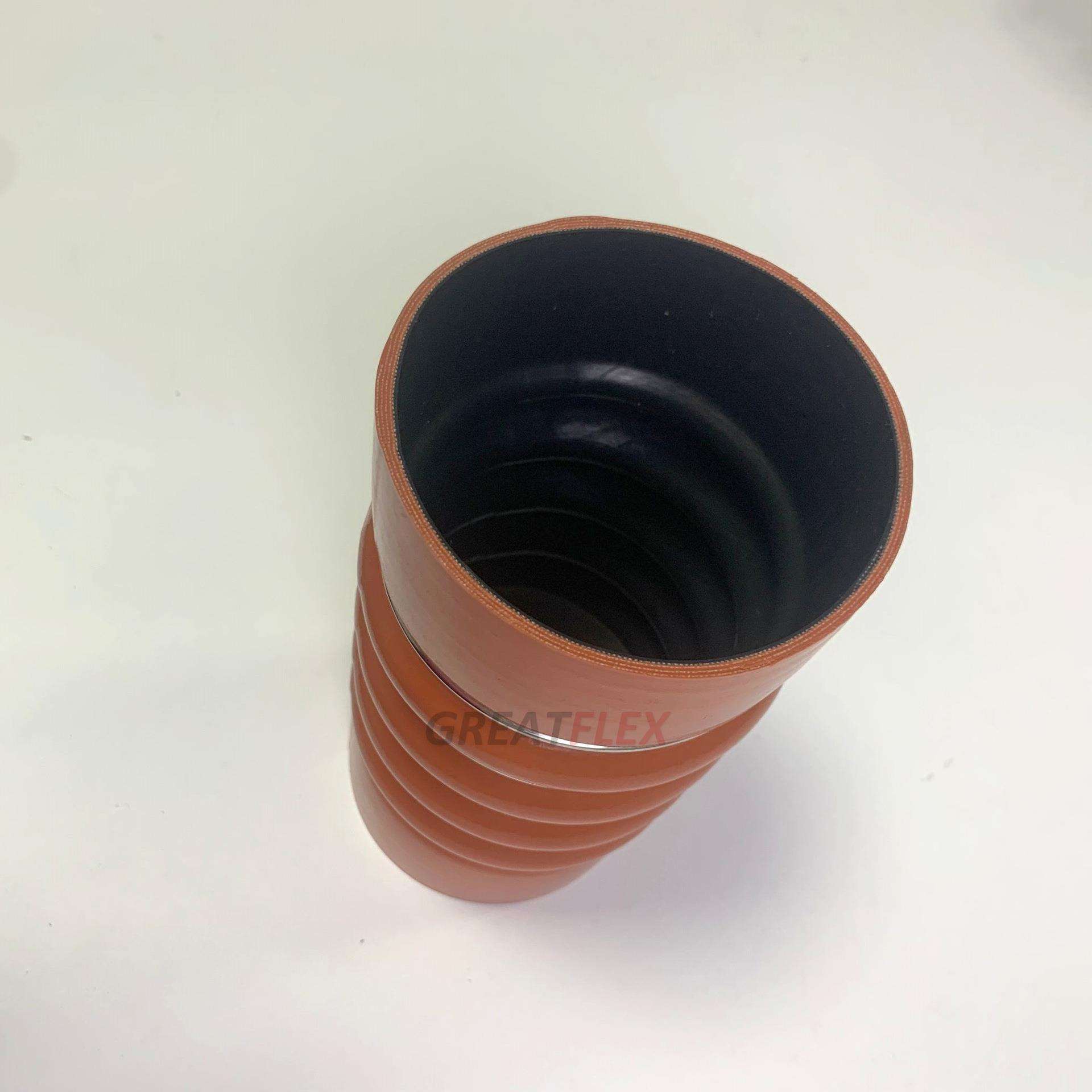 格雷特红色涡轮增压改装接驳管中冷波纹驼峰CBC30管厂家