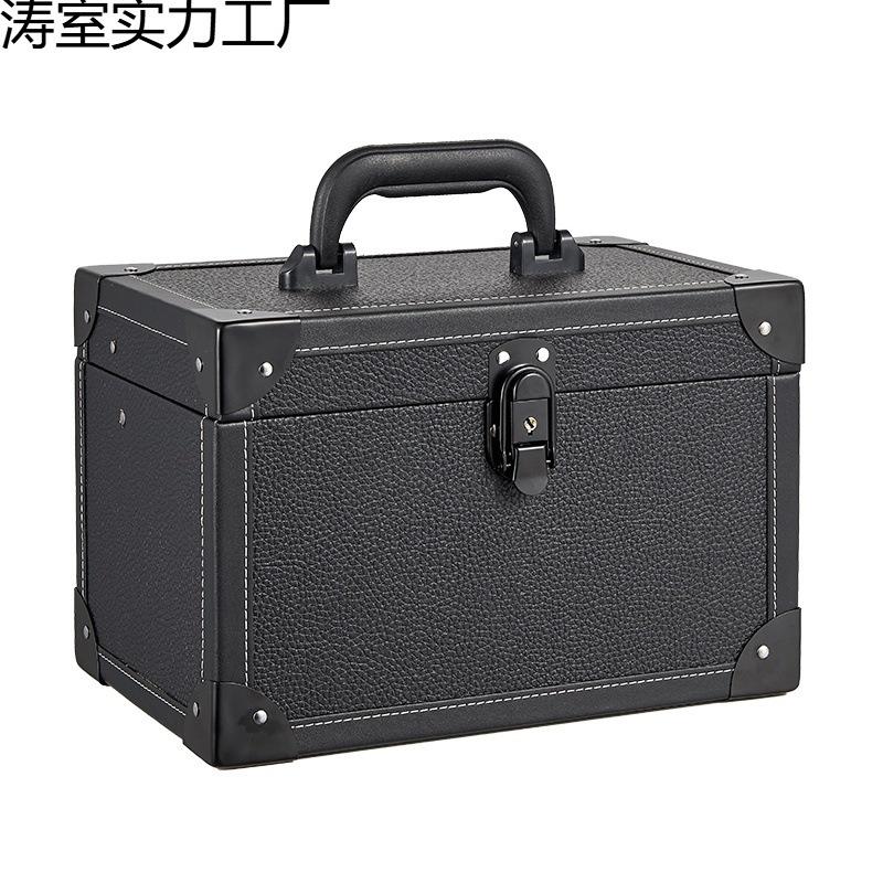 箱得美专业大容量美睫纹绣文身采耳足疗技师化妆手提工具箱收纳盒