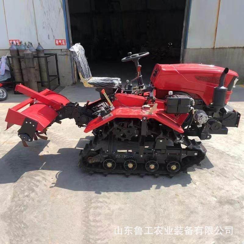 乘坐式履带微耕机农用水旱两用柴油机大棚果园翻土耕地播种旋耕机