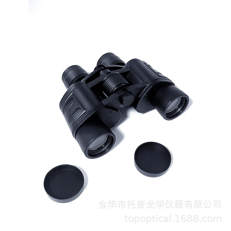 厂家生产7X35双筒望远镜 户外野营旅游高清望蓝膜光学望远镜