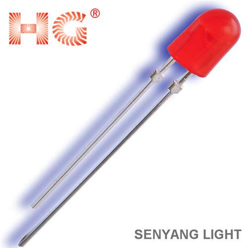 小功率椭圆红光直插led灯珠 发光二管 546椭圆红色LED