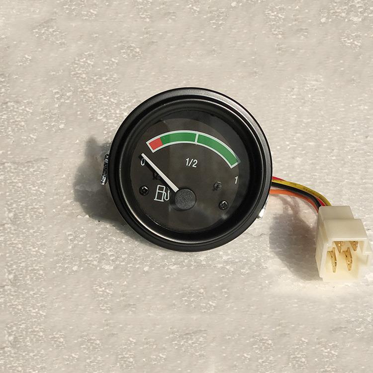 燃油表圆形汽车货车电阻值型12v 24v油量表显示油箱油位显示器