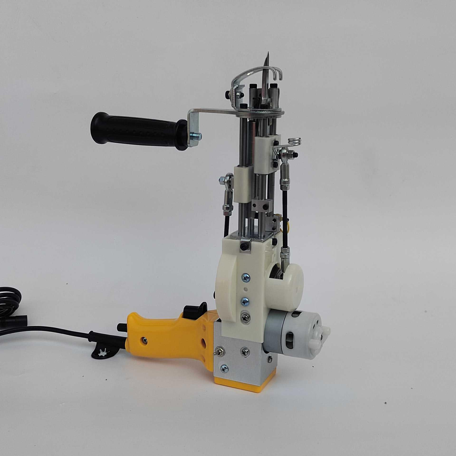 二合一电针簇绒枪tuftinggun双料静音齿轮白钢剪刀地毯织枪