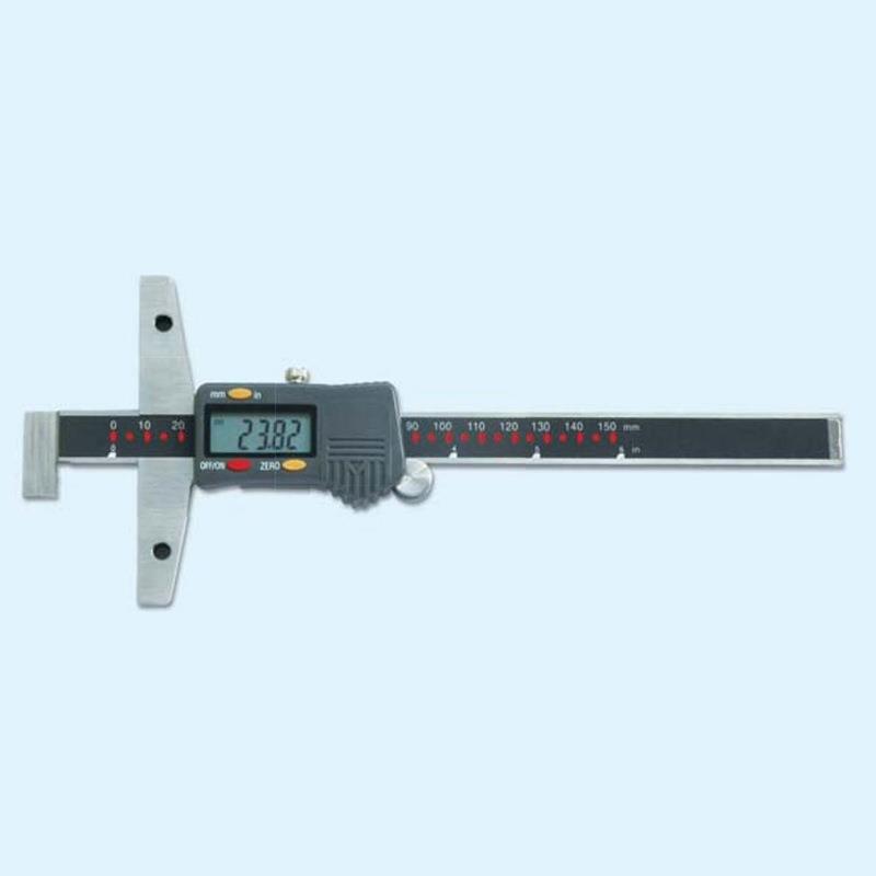 上工量具 高精度单钩电子数显深度卡尺 游标卡尺不锈钢0-150mm