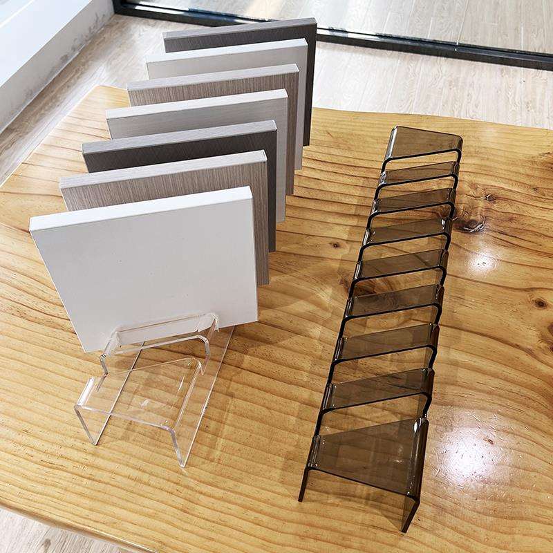 j8色卡橱柜门板展示架架样品铝扣板色板架大理石全屋木地板色块g3