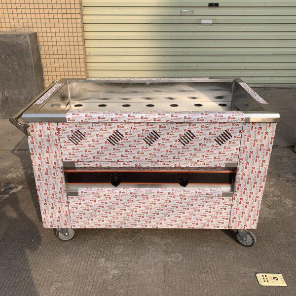 茶餐厅不锈钢超大号熟笼车广式港式早茶点心笼保温车小蒸笼加热车