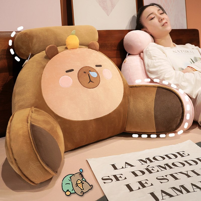 床头软包大靠背垫床上靠枕靠垫抱枕靠G背宿舍学生孕妇沙发护腰枕