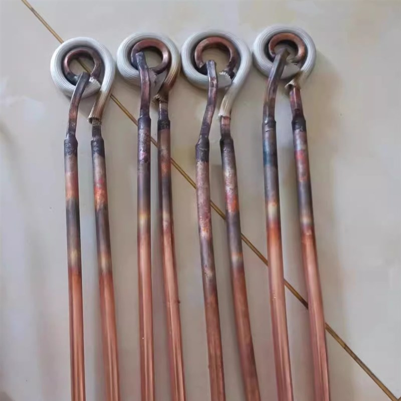 高频感应加热线圈定制铜管加热感应线圈坩埚熔炼耐高温加热配件