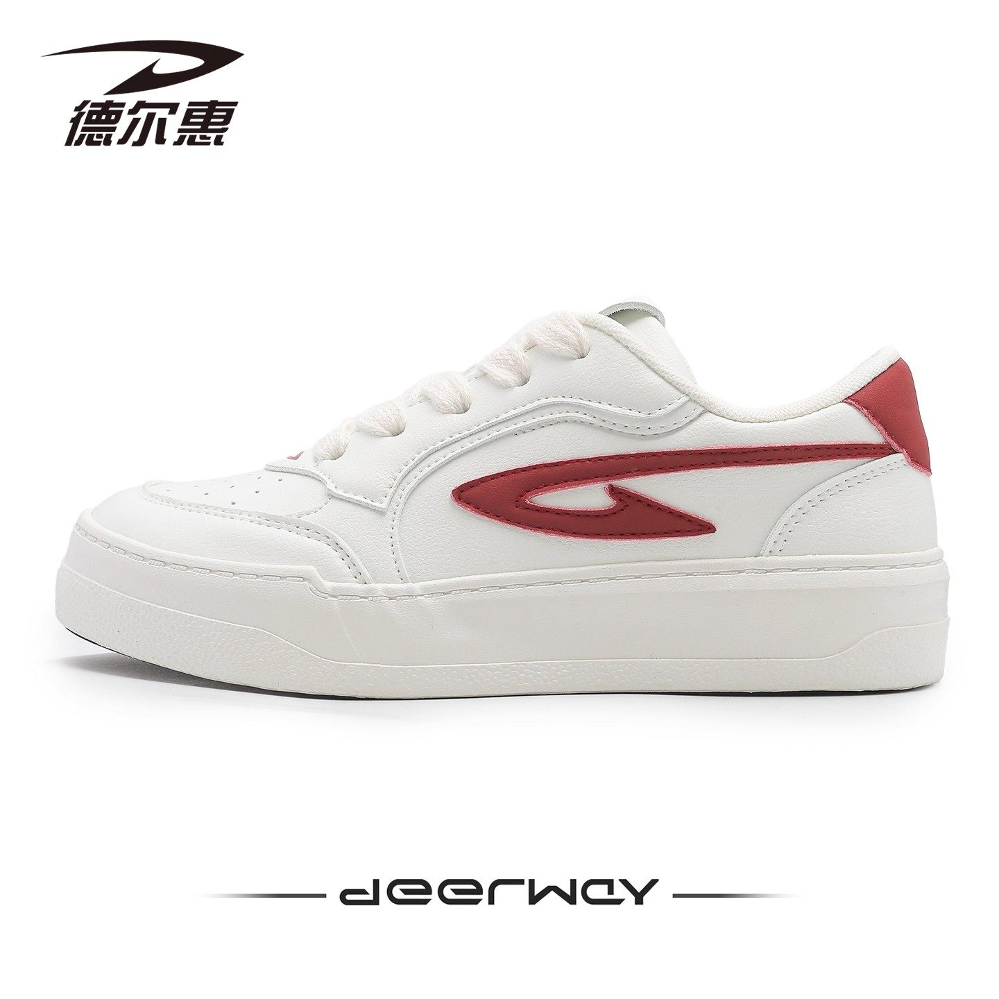 德尔惠女鞋2025新款爆款秋季透气厚底百搭休闲运动板鞋学生小白鞋,女鞋,休闲板鞋,淘宝优惠券,粉丝福利购,淘宝优惠卷
