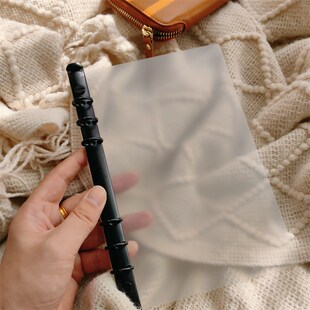 黑环活页插板A5A6A7M5A8A5SLIM奇葩插板pvc插板活页双环工具配件