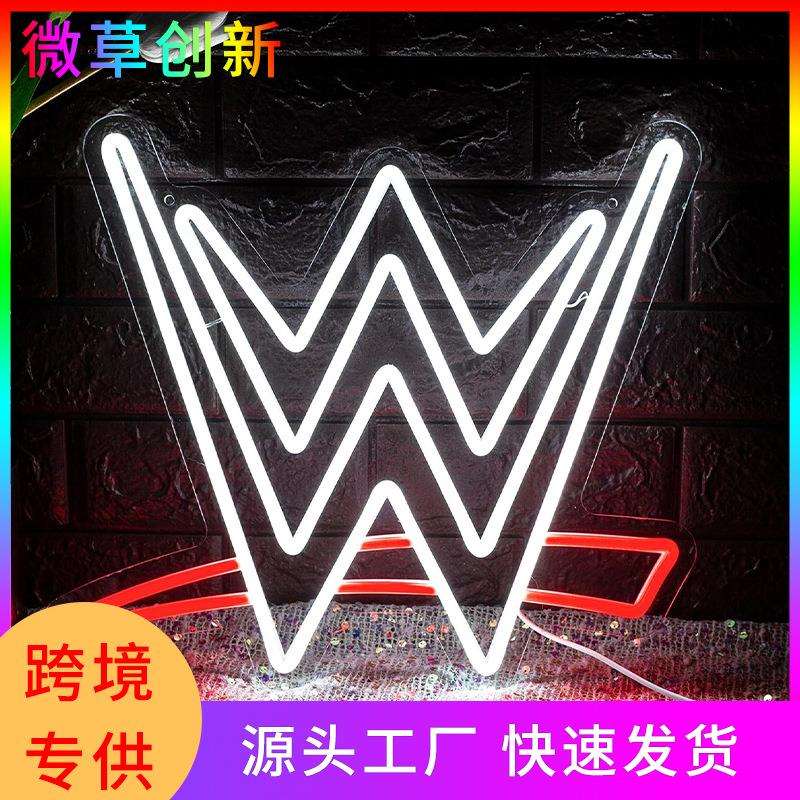 外贸电商led霓虹灯牌节日派对英文字母灯氛围装饰亚克力板霓虹灯