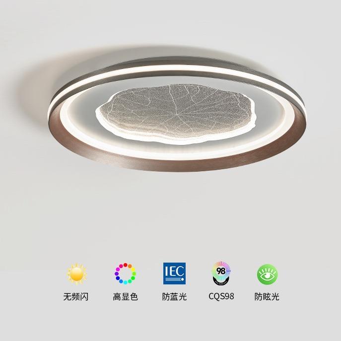 意式极简卧室吸顶灯护眼全光谱高级感现代简约新款书屋主卧室灯具