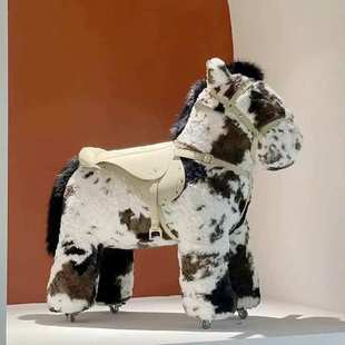 法式网红新款儿童可移动骑行小马椅家用客厅家居装饰舒适摇摇椅