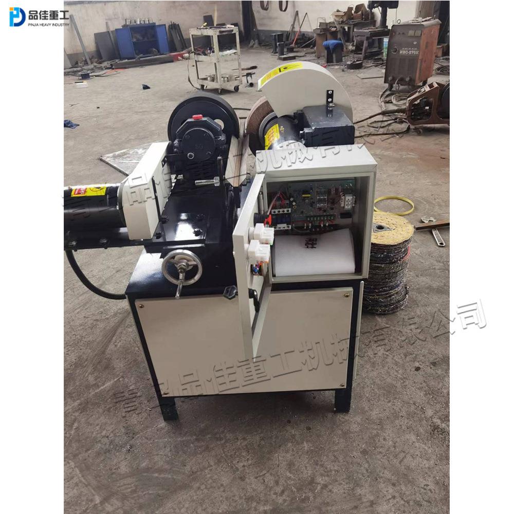 半自动金属圆管打磨机 模具配件外圆抛光机 镀锌管表面除锈机