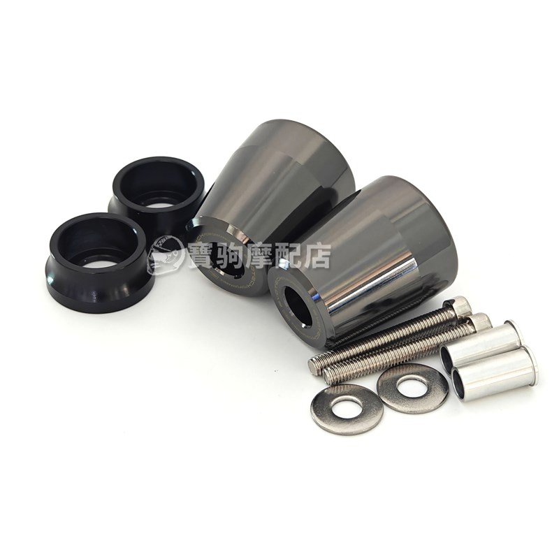 适用凯旋三叉戟660 765RS/MOTO2 改装车把堵头不锈钢手把防摔堵头