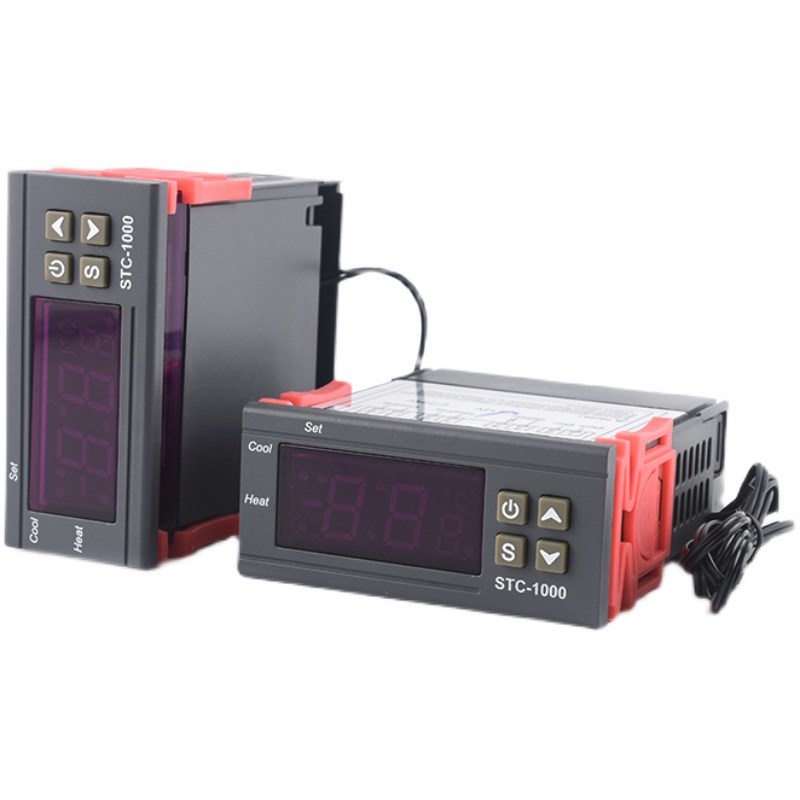 STC-1000智能数显温控仪冰箱柜恒温自动温控开关微电脑温度控制器