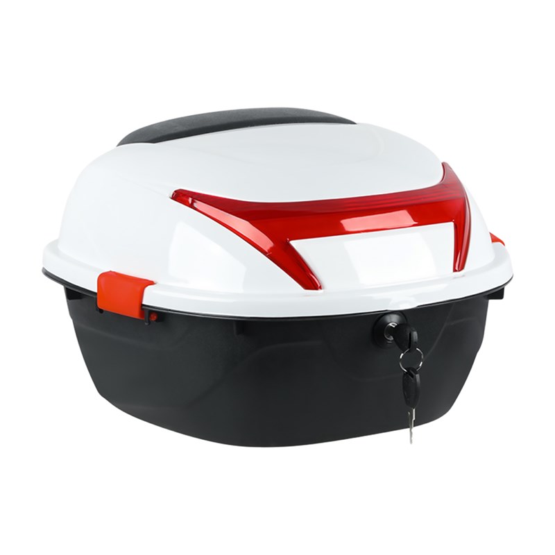 适用新蕾电动车后备箱加厚大号踏板摩托电动车尾箱工具收纳箱通用