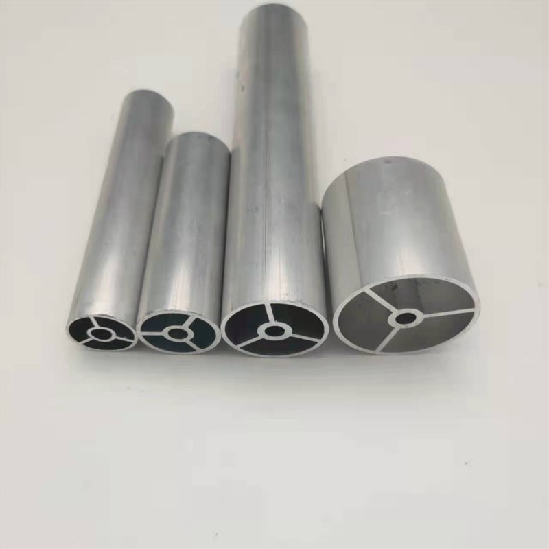 铝合金三叉管铝挤型材料增高柱16/20/25/30/32/38/50/60攻牙氧化