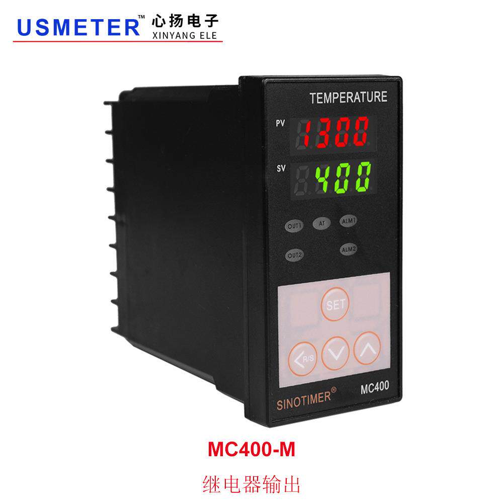 MC400Relay智能数显温控仪PID控制制冷加热报警控温器温度控制器