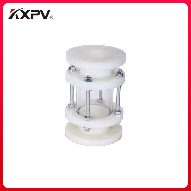 凯鑫厂家供应化工视镜PVDF玻璃视镜玻璃管法兰视盅