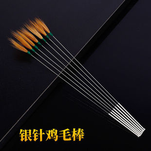 采耳专用工具银针竹柄鹅鸡鹤毛棒 价掏耳朵神器打耳朵毛毛鹅毛