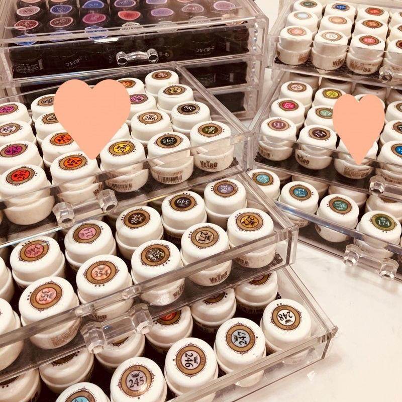 厂家直销 甲油胶收纳盒罐装收纳美甲饰品盒收亚克力透明抽屉