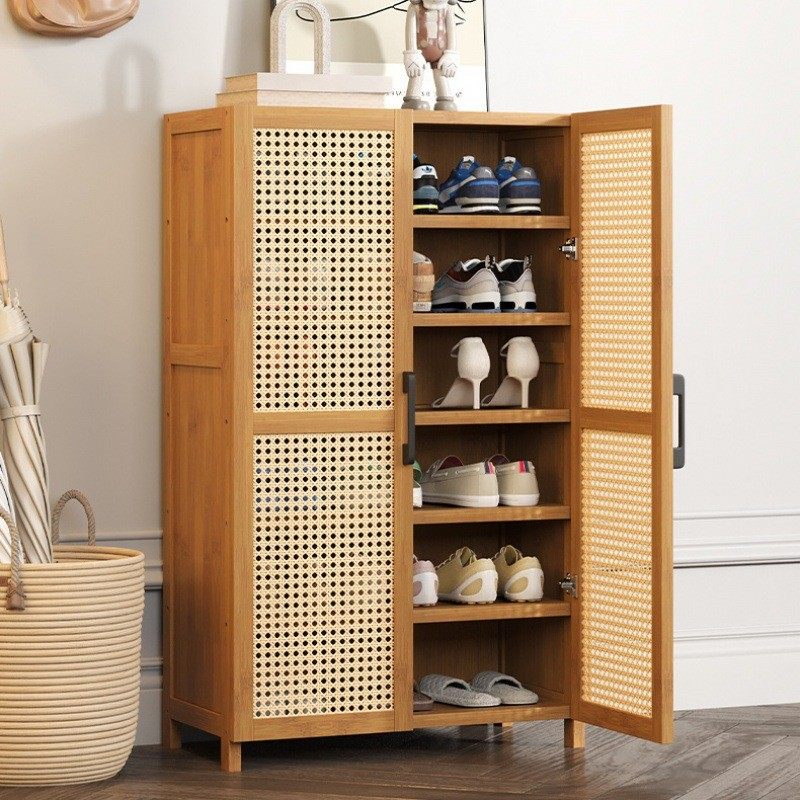 简易多层防尘家用鞋架鞋柜放门口收纳经济型楠竹置物架出租屋,住宅家具,鞋架,淘宝优惠券,粉丝福利购,淘宝优惠卷