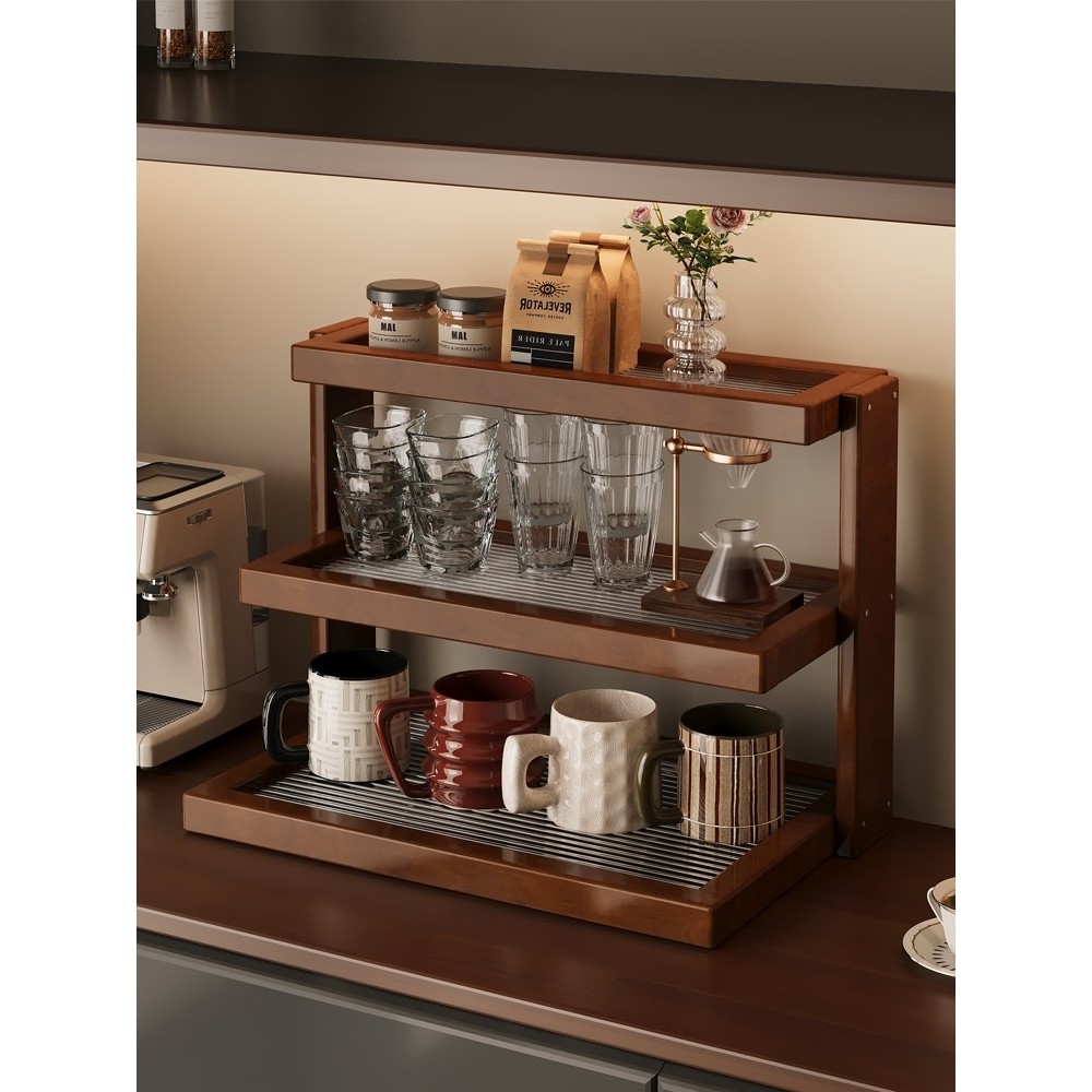 桌面杯架亚克力中古置物架多层餐桌台面杯架子咖啡店转角收纳展示,家庭/个人清洁工具,杯架,淘宝优惠券,粉丝福利购,淘宝优惠卷