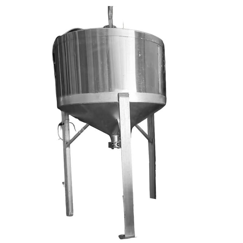 不锈钢物料储存桶大型立式3吨储罐机械设备料斗厂家定制