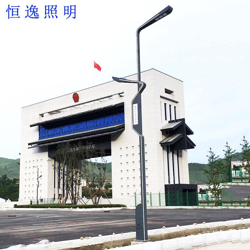户外造型双头智慧路灯太阳能智慧特色造型景观灯道路照明落地灯