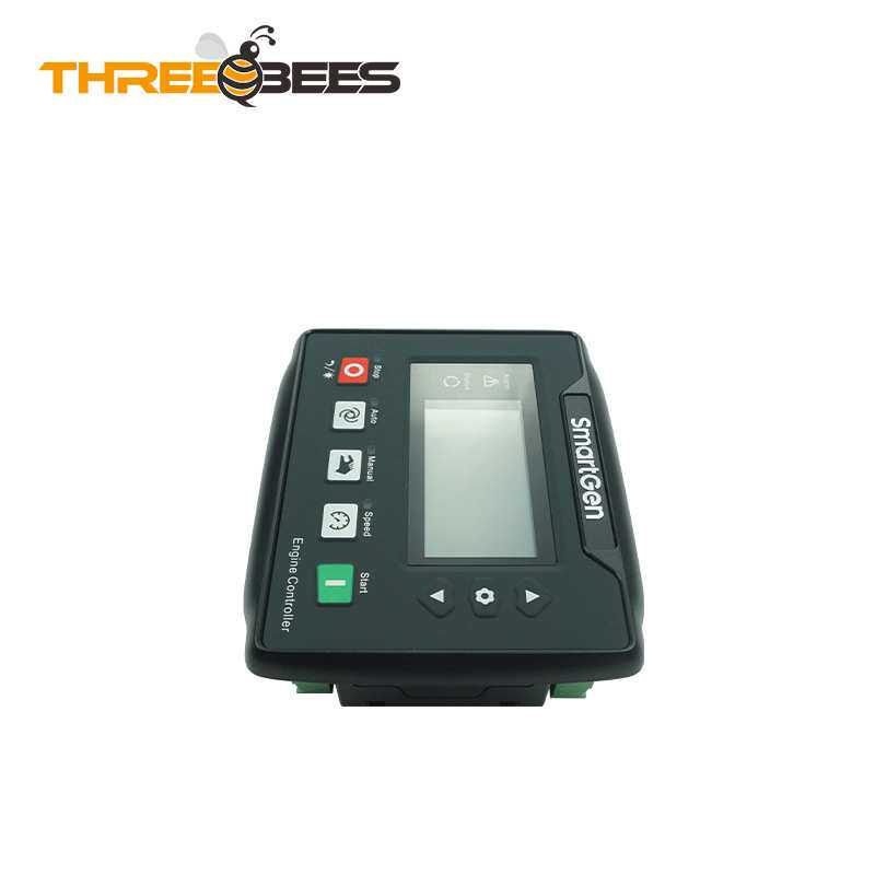 HEM4100发电机组控制器HEM4000众智自动启停控制面板液晶显示屏