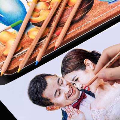 德国LYRA艺雅Rembrandt伦勃朗72色油性彩色铅笔美术绘画设计彩铅