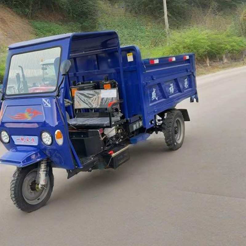 半封闭三轮车价格多少 28马力柴油拉货载重运输车 厂家现货直供