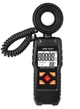 胜利数字照度计1010C/F 高精度亮度计便携式灯光亮度手持式光度计