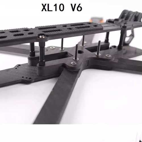 XL10 V6兼容DJI O3天空端 VISTA 数字图传10寸远航FPV穿越机机架