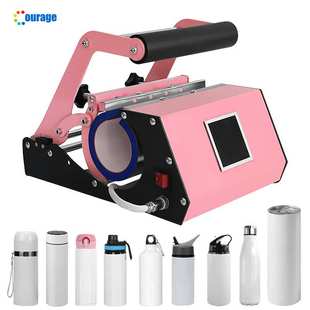 跨境直供20oz30oz保温杯烤杯机热转印27cm加长杯垫卧式 烫印机铝壶