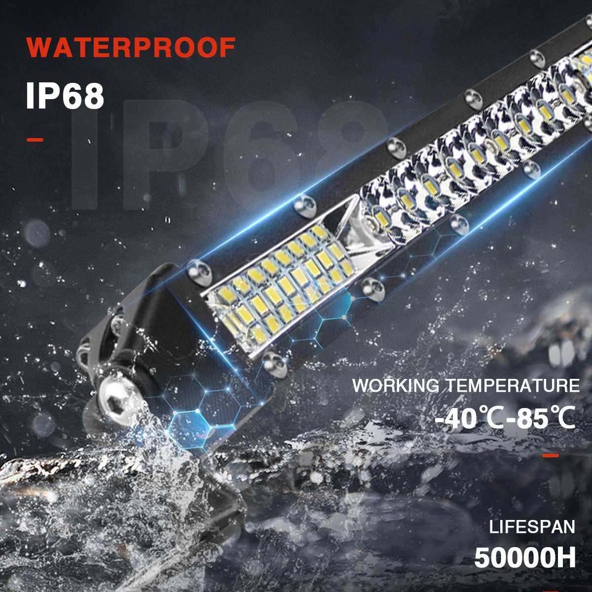 24V货车射灯越野车顶前杠中网改装灯 LED超薄单排长条灯,3C数码配件,USB灯,淘宝优惠券,粉丝福利购,淘宝优惠卷