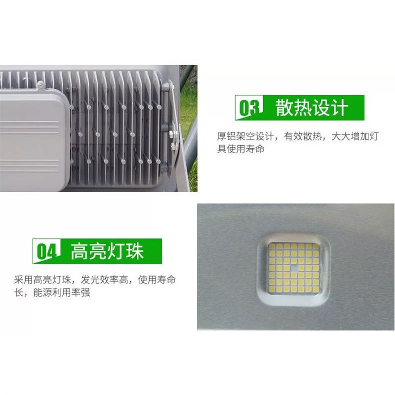 LED户外防水投光灯200瓦300W广场照明灯厂房泛光灯招牌超亮投射灯