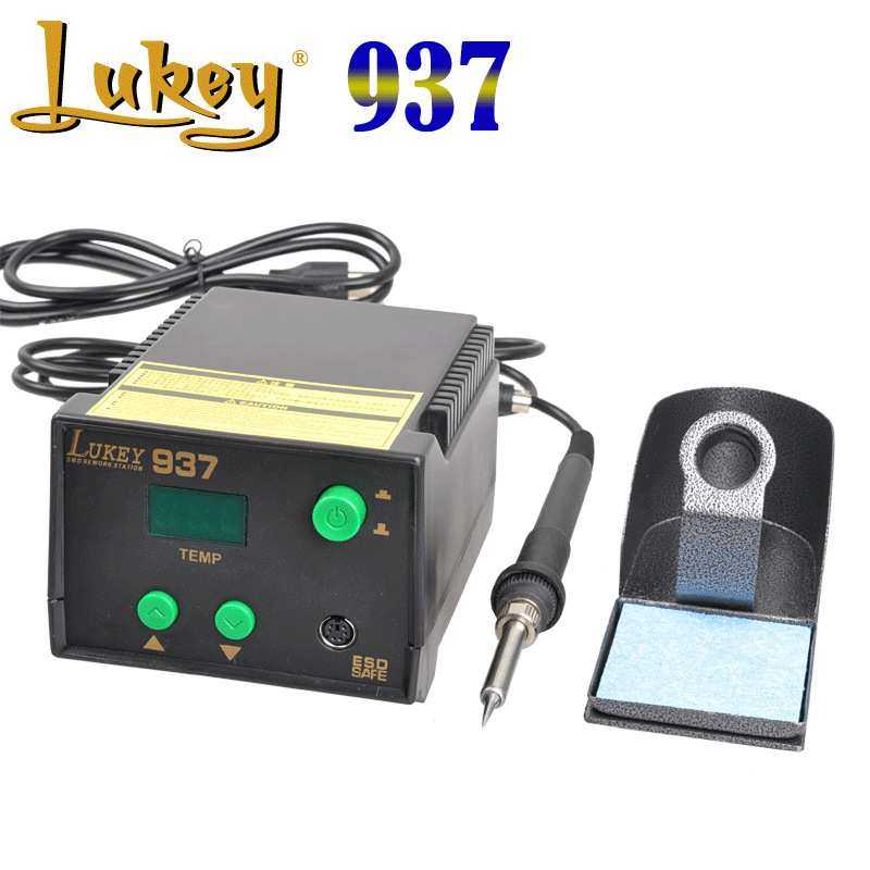 LUKEY雷克 937数显恒温焊台 65w调温电烙铁 soldering rework