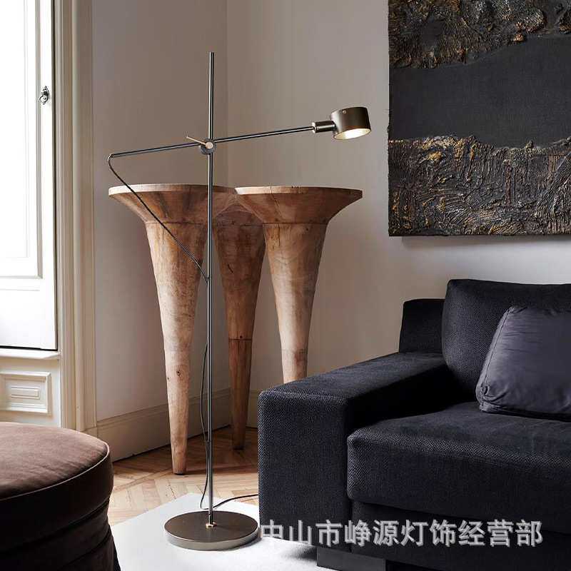 北设计师书房落地灯卧室床头客厅后现代轻奢落地灯客厅烛台样板间