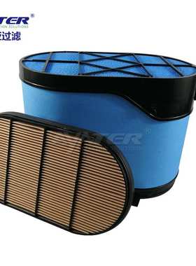 卅亚过滤 发电机组p608677快拆除尘设备滤筒蜂窝防阻燃空气滤芯