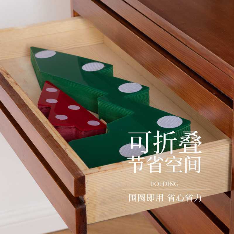 折叠圣诞树摆件家用商场橱窗装饰跨境热销欧美圣诞氛围感装饰道具,3C数码配件,USB灯,淘宝优惠券,粉丝福利购,淘宝优惠卷