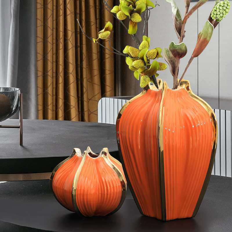 现代美式轻奢陶瓷花瓶摆件家居饰品客厅装饰电视柜玄关欧式插花器,3C数码配件,USB灯,淘宝优惠券,粉丝福利购,淘宝优惠卷