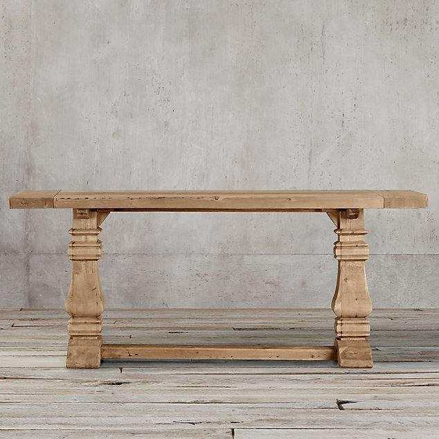 美式乡村原木玄关桌复古做旧实木玄关台过道客厅条几靠墙装饰长桌