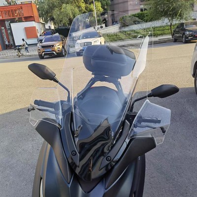 天飞仕适用于雅马哈XMAX300改装风挡前挡风加高风挡配件加宽护胸