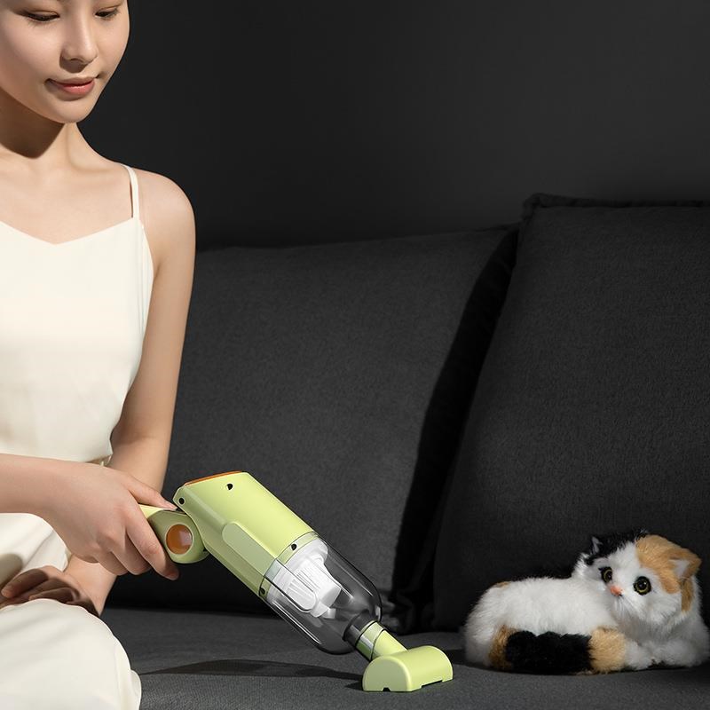 车载吸尘器无线充电汽车家用车内手持桌面大功率宠物除毛吸毛